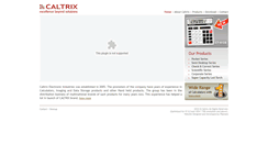 Desktop Screenshot of caltrix.in