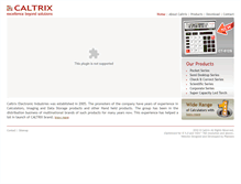 Tablet Screenshot of caltrix.in